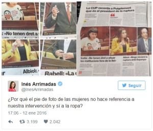 Inés Arrimadas descubriendo cosas